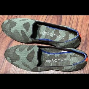 Rothys camo loafers